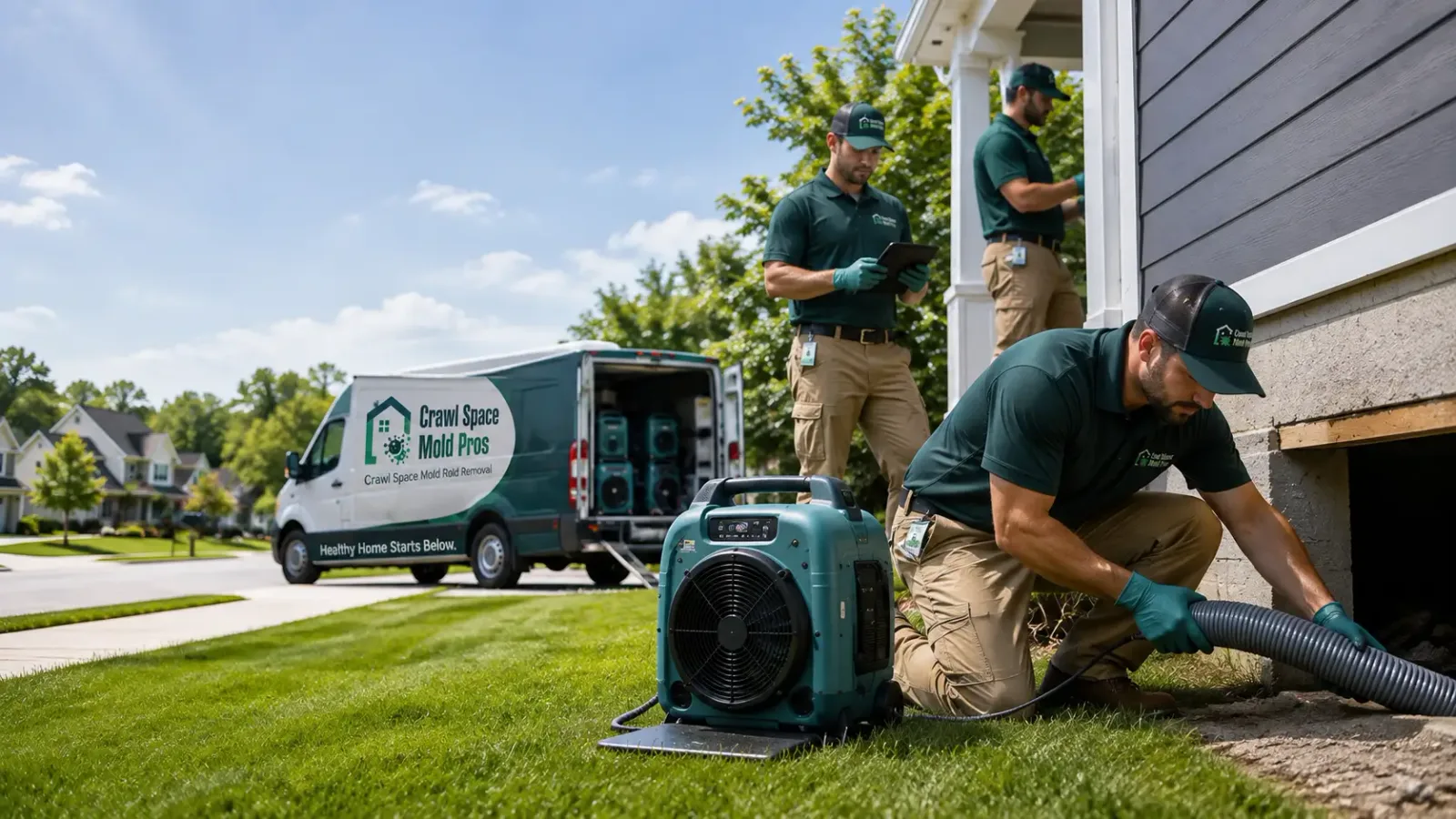 Crawl Space Mold Removal in Troy, VA